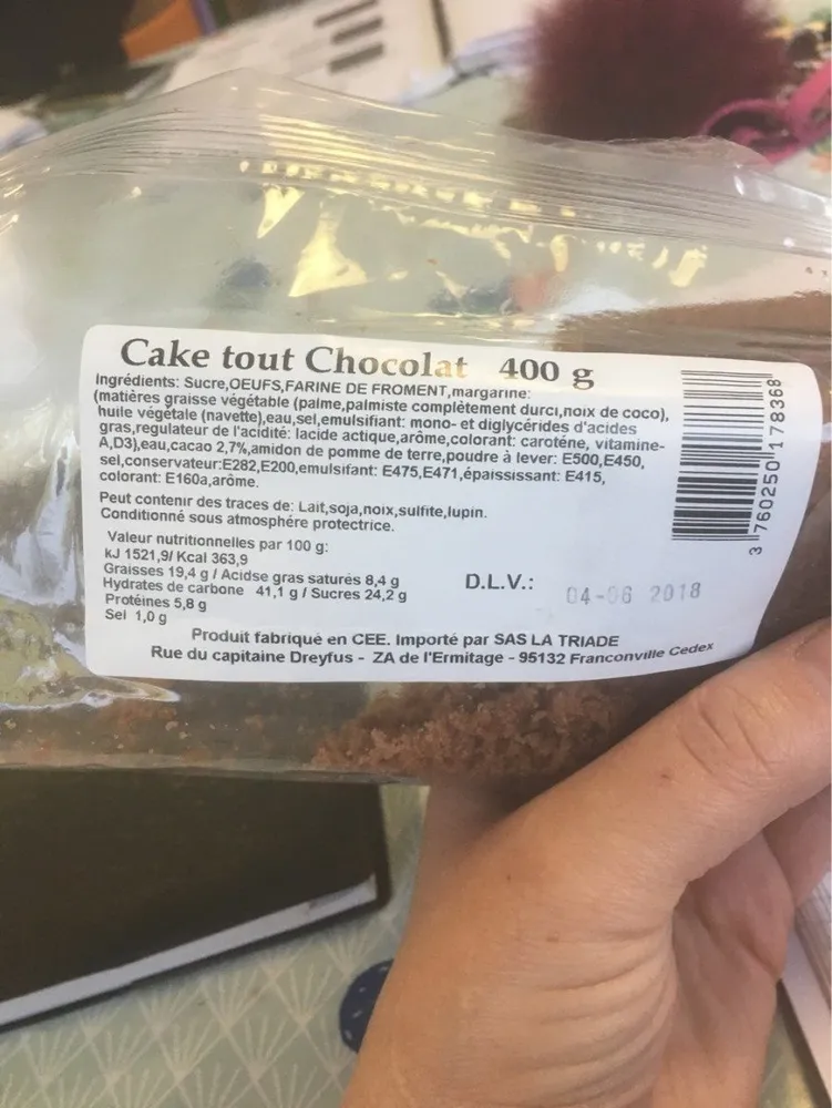 Cake tout chocolat