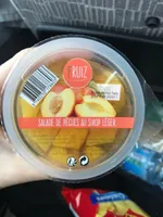 Salade de Pêches au sirop léger