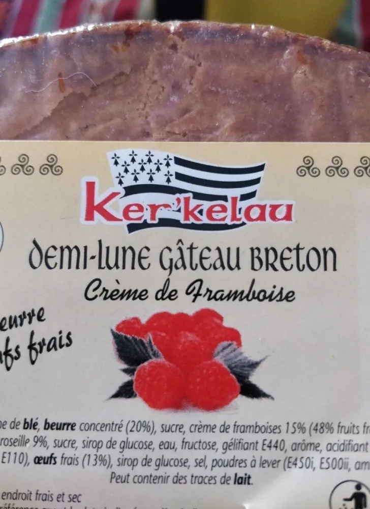 Demi lune gateau breton