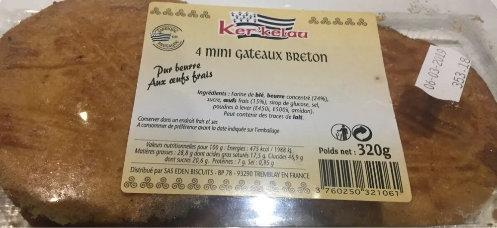 Mini gateaux bretons