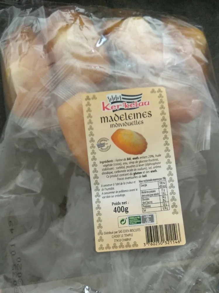 Madeleines individuelles Ker Kelau