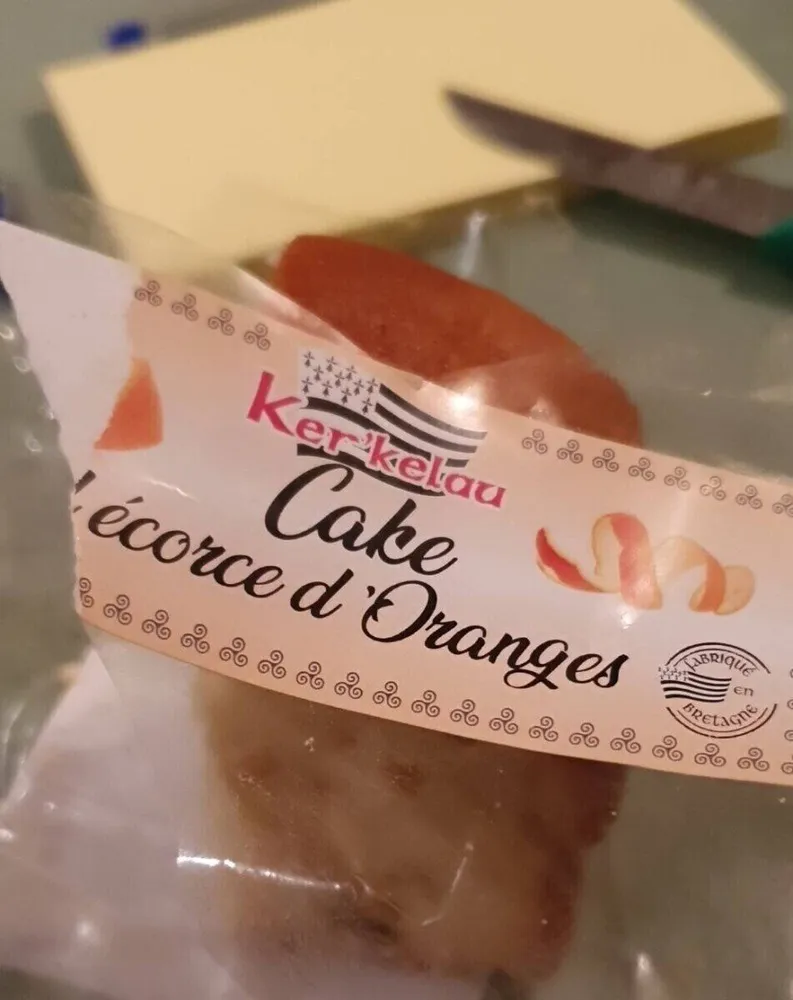 Cake à l'écorce d'oranges