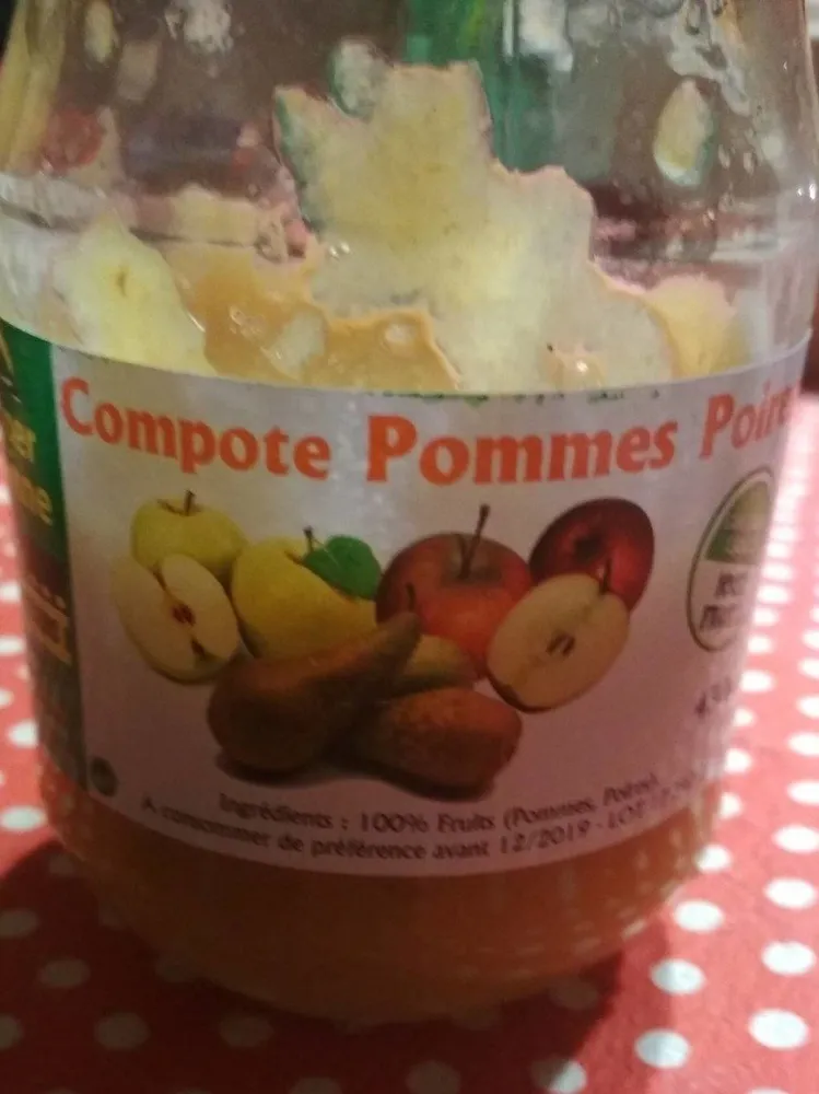 Compote pommes poires