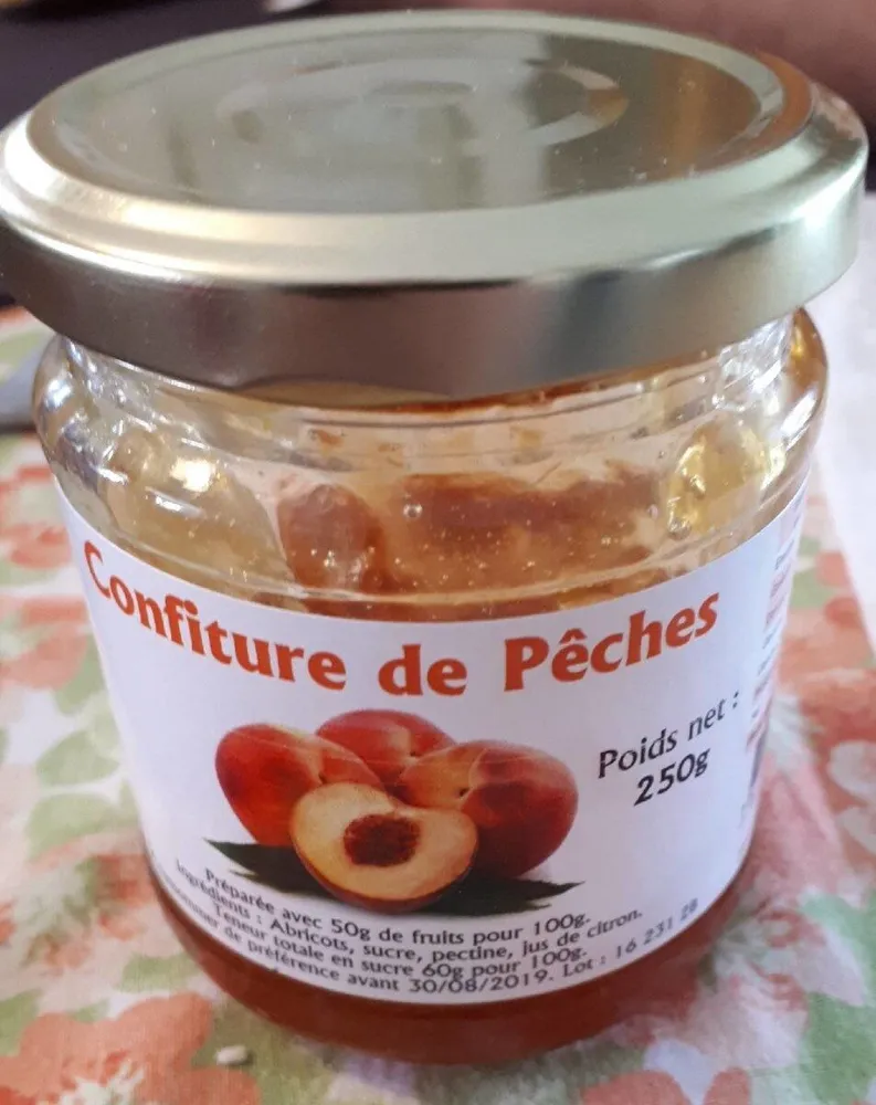 Confiture de pêches