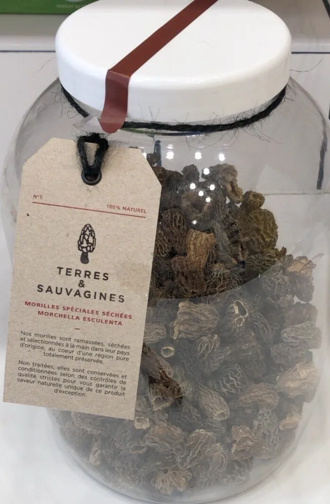 Morilles spéciales séchées