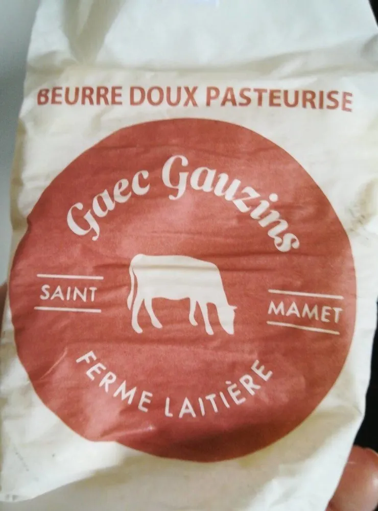 Beurre doux pasteurisé