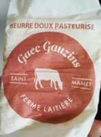 Beurre doux pasteurisé