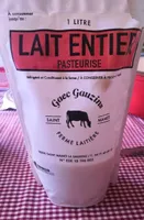 Lait entier pasteurisé