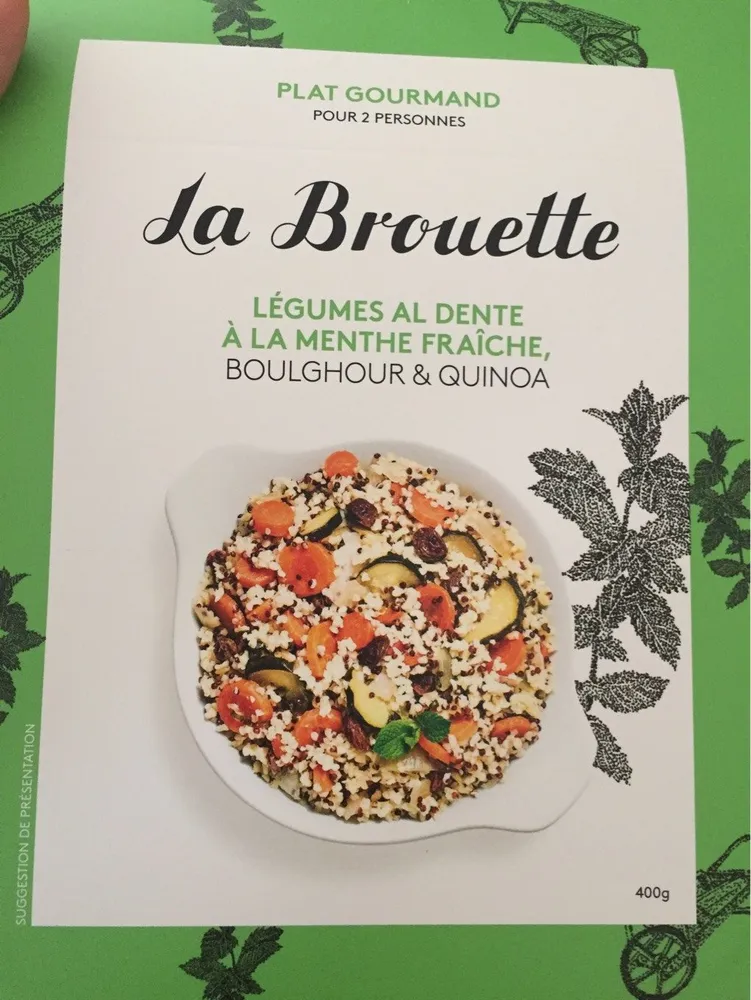 Legumes al dente a la menthe fraiche