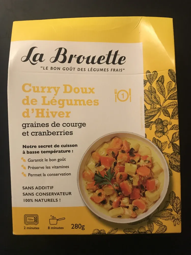 Curry doux de légumes d'hiver