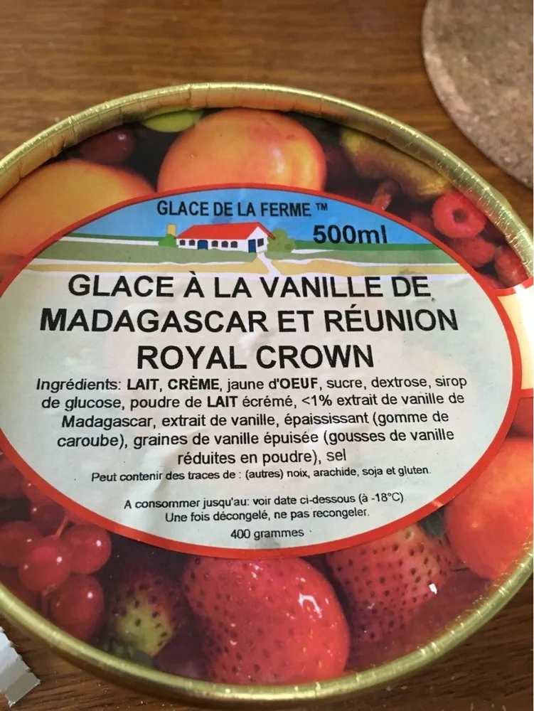 Glace de la ferme
