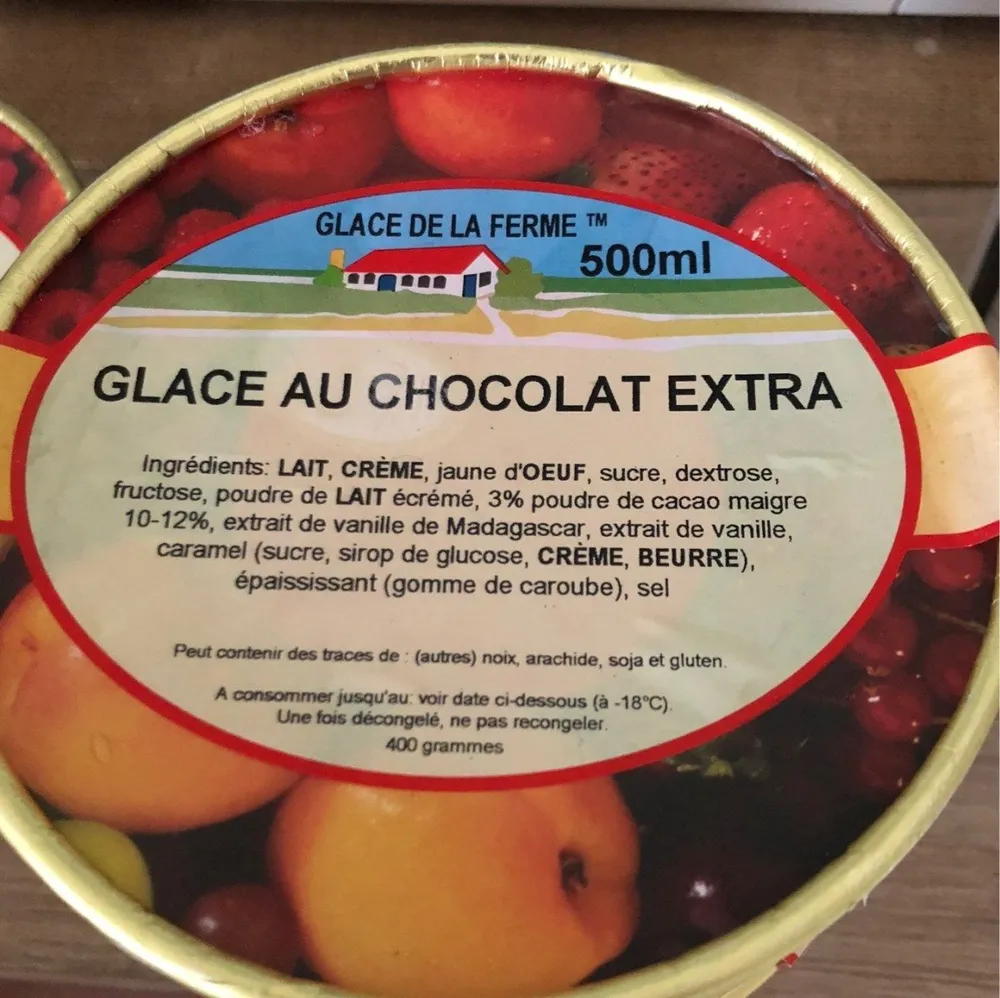 Glace au chocolat extra