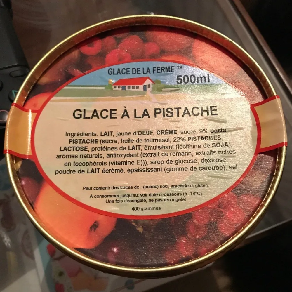 Glace à la pistache