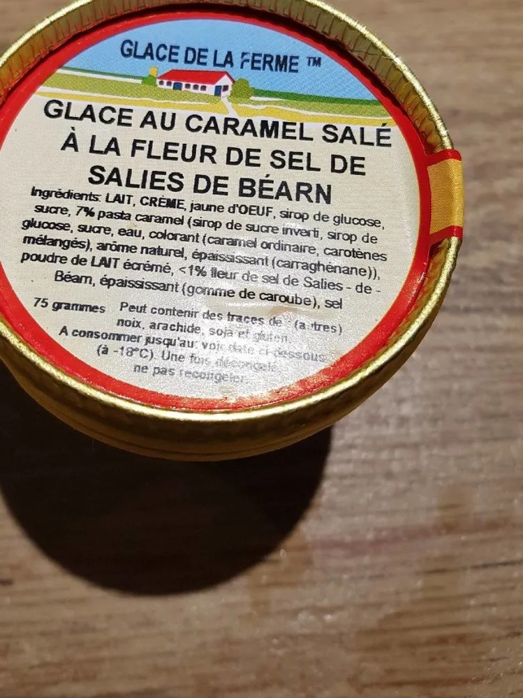 Glace au caramel sale a la fleur de sel