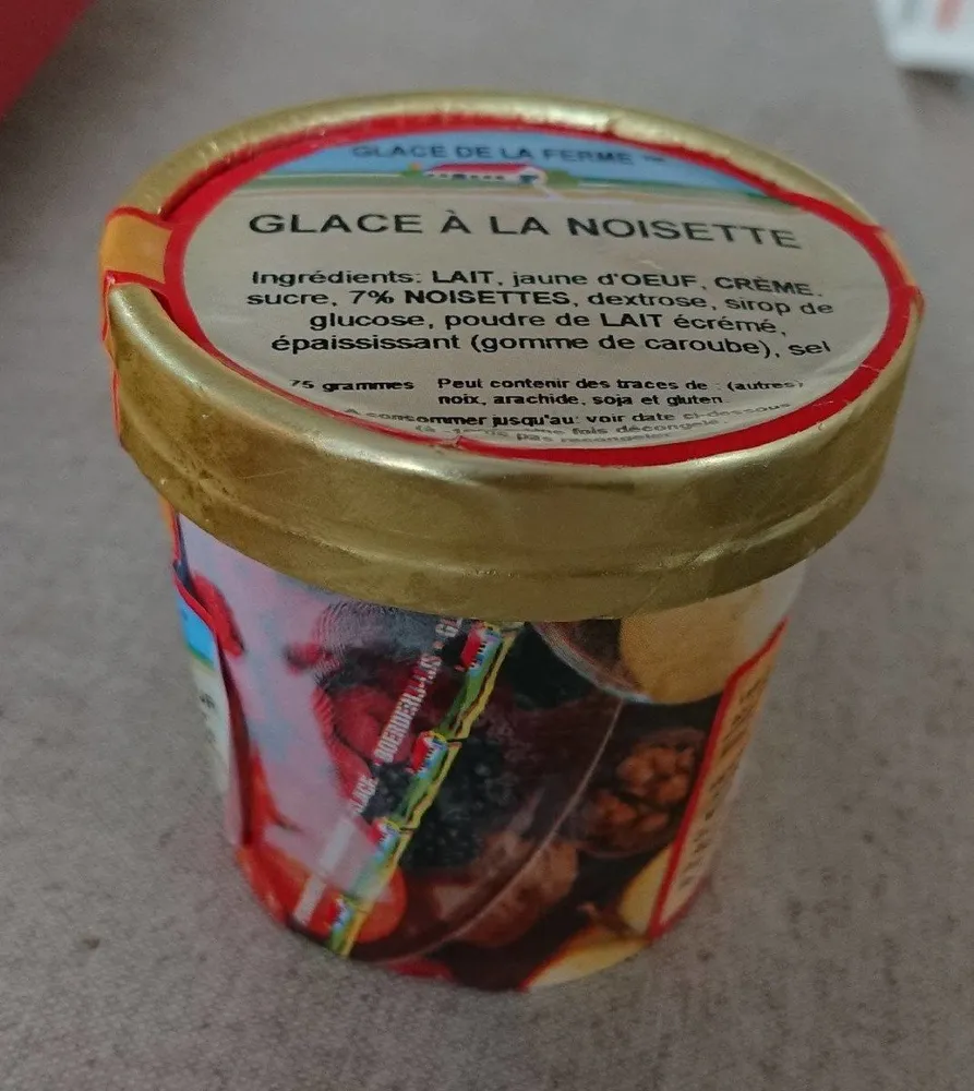 Glace de la ferme