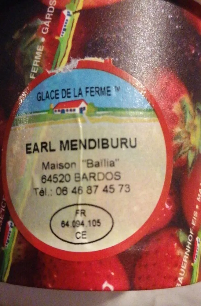 Glace de la ferme