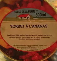 Sorbet à l'ananas