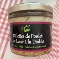 Rillettes de poulet de loué a la diable