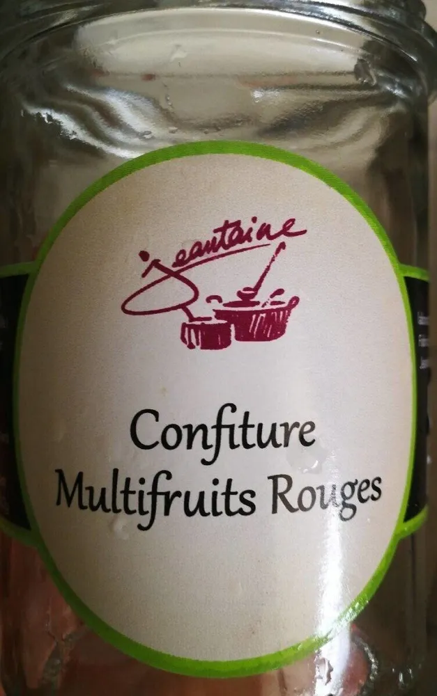 Confiture multifruits rouges
