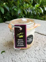 Rillettes de poulet de Loué à la diable
