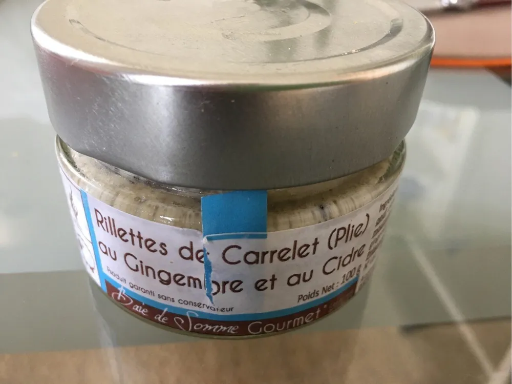 Rimlettes de Carrelet au gingembre et cidre