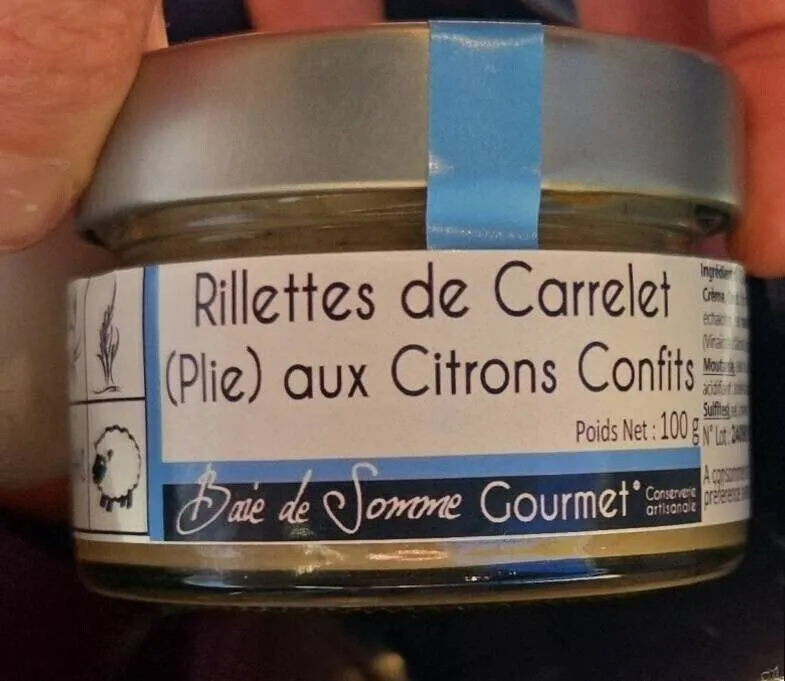 Rillettes de Carrelet au citron confit