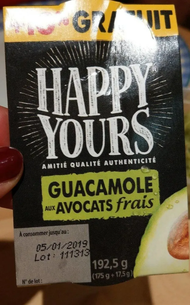 Guacamole aux avocats frais