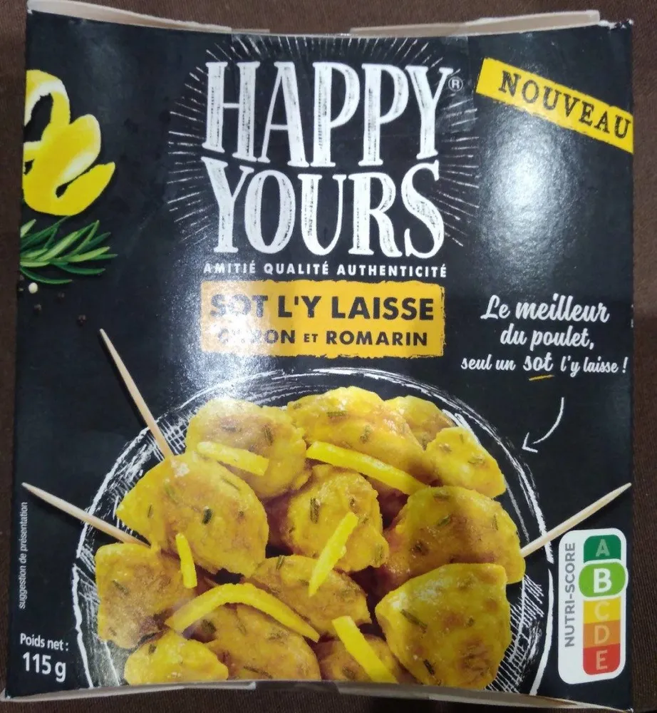 Sot l'y laisse Poulet citron et romarin