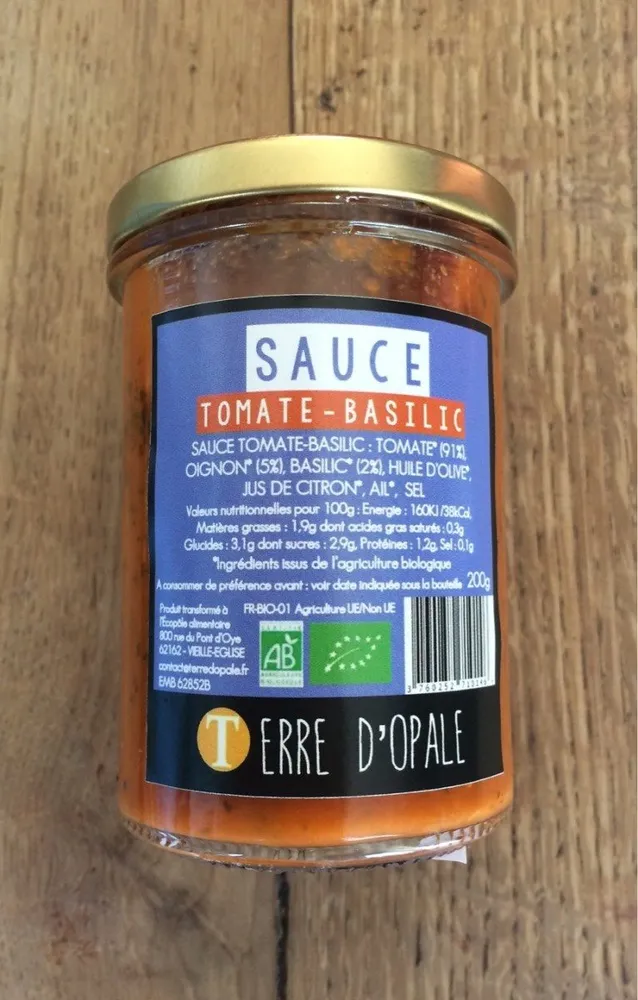 Sauce Tomate- Basilic