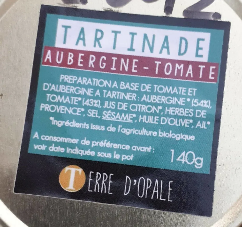 Tartinade aubergine-tomate