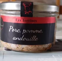 Terrine porc pomme andouille