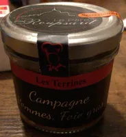 Terrine de campagne pommes foie gras