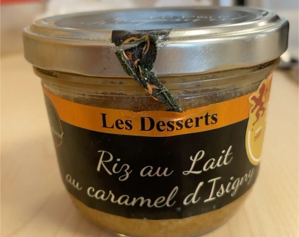 Riz au Lait au caramel d’Isigny