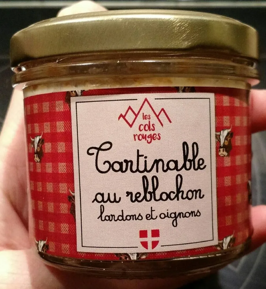 Tartinable au reblochon, lardons et oignons