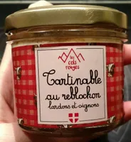 Tartinable au reblochon, lardons et oignons