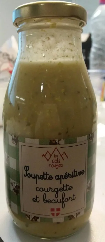 Soupette apéritive courgette et beaufort