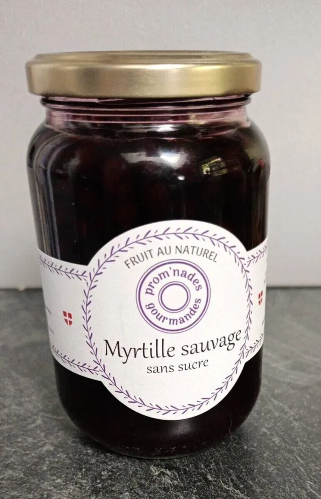 Myrtille sauvage sans sucre