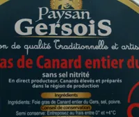 Foie gras de canard entier mi-cuit