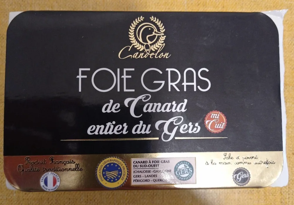 Foie gras de canard entier du Gers mi-cuit