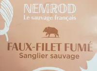 Faux-filet fumé sanglier sauvage