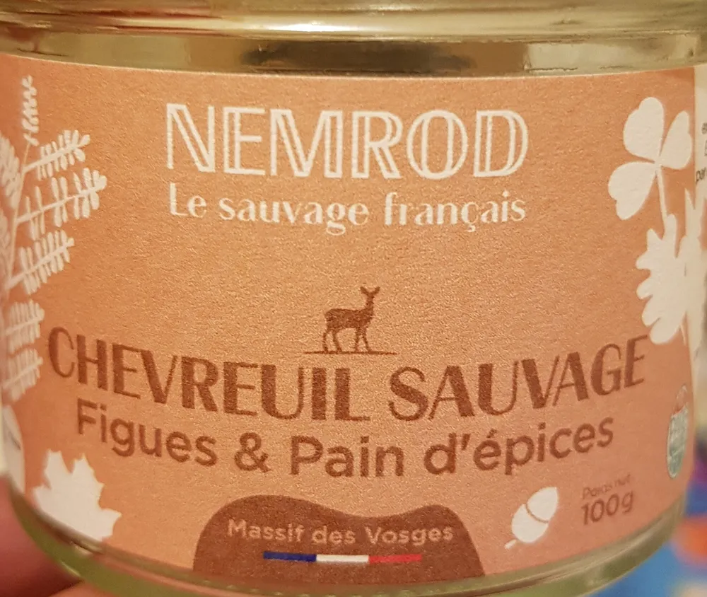 Chevreuil Sauvage Figues et Pain d'épices