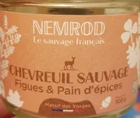 Chevreuil Sauvage Figues et Pain d'épices