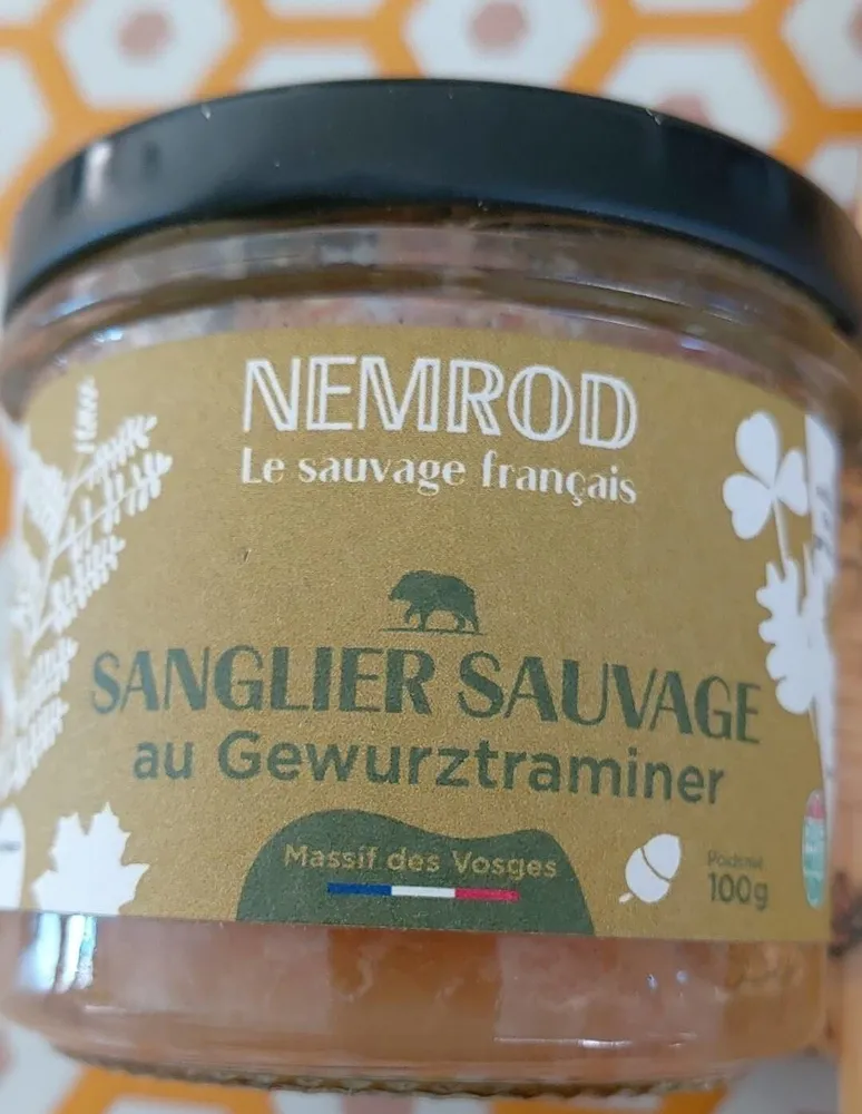 Terrine Sanglier sauvage au Gewurztraminer