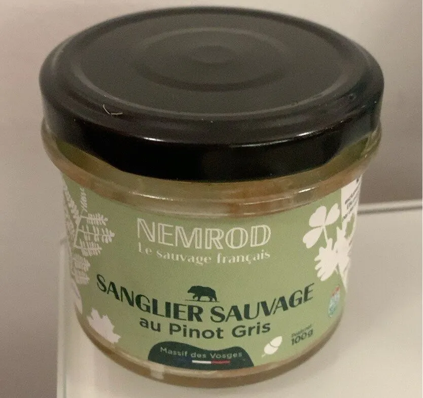 Sanglier sauvage au pinot gris