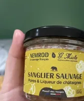 Terrine sanglier poire châtaigne