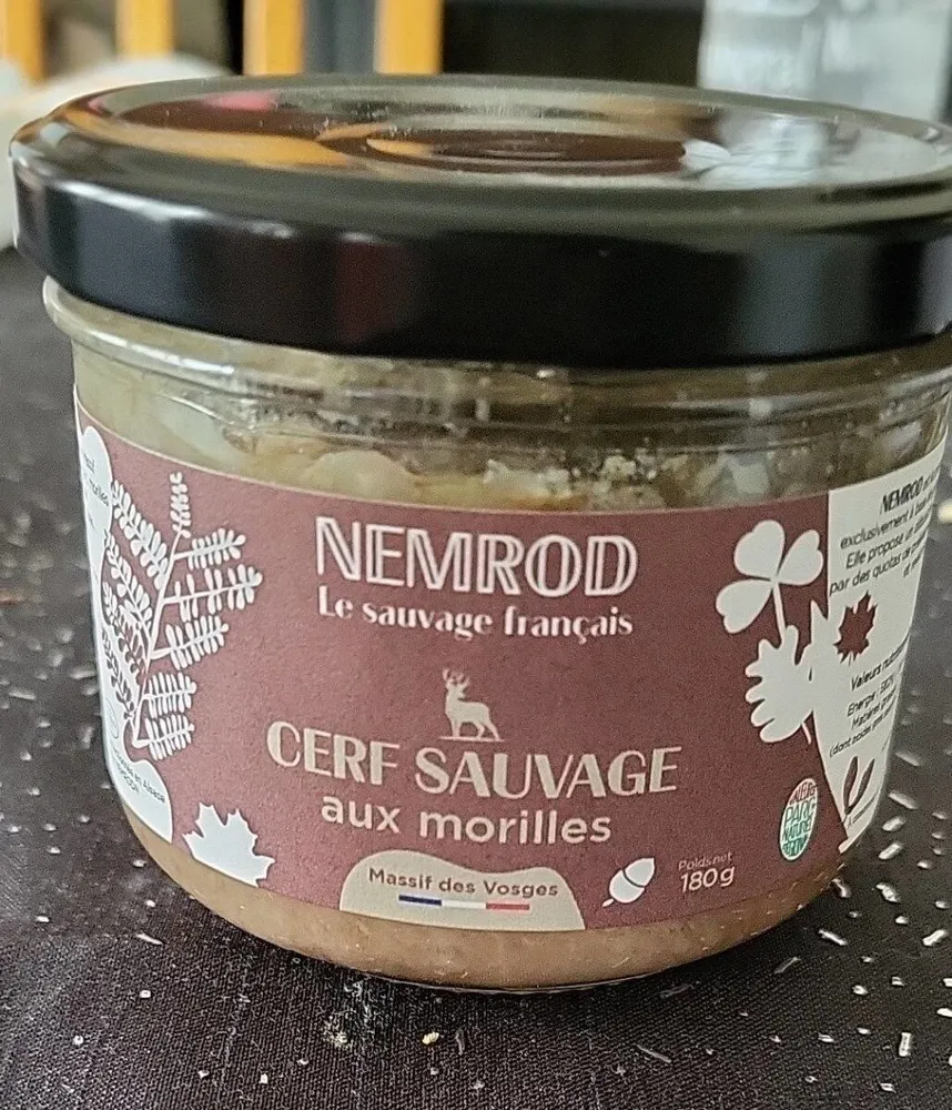 Terrine de cerf aux morilles