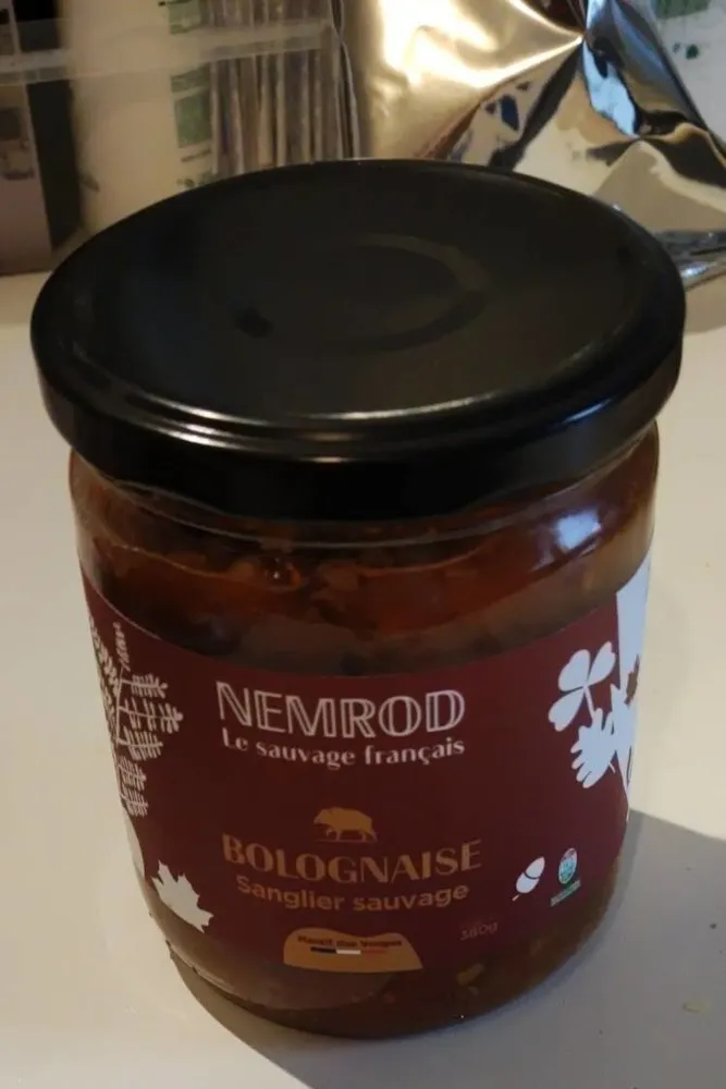 Bolognaise sanglier sauvage