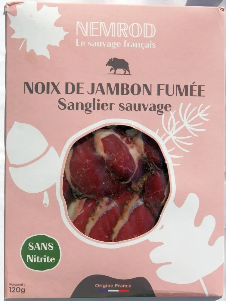 Noix de jambon fumée, sanglier sauvage