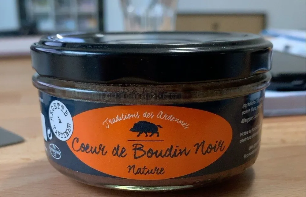 Coeur de boudin noir nature