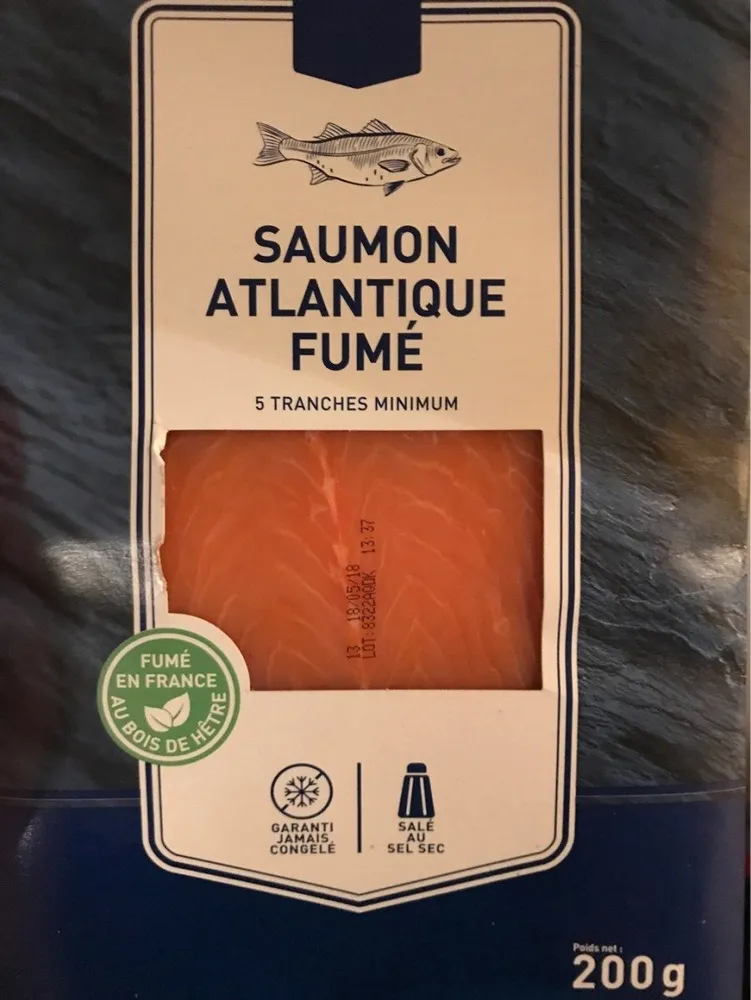 Saumon Atlantique fumé